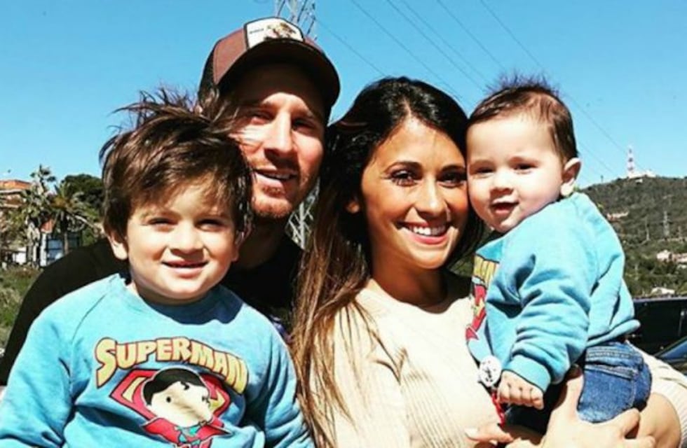 La foto Thiago Messi como modelo que enamoró a su mamá