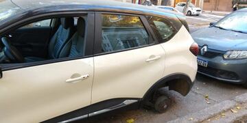 roba ruedas en Mendoza