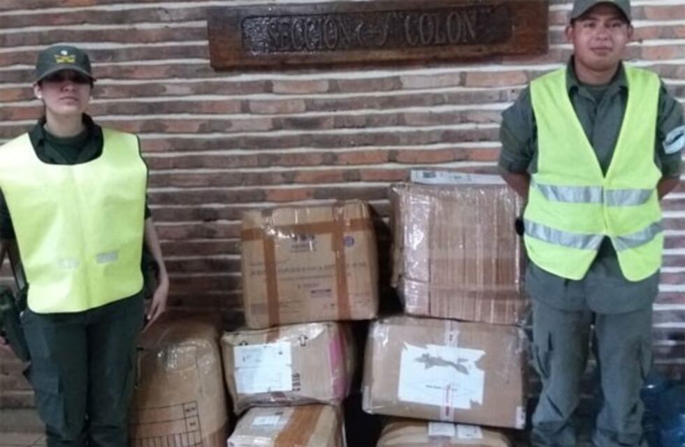 Colón: Gendarmería secuestró millonario cargamento de contrabando ingresado al país