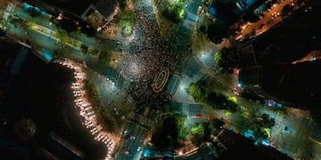 Festejos en Córdoba por River campeón\u002E