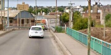 Puente de barrio Yapeyú, ciudad de Córdoba