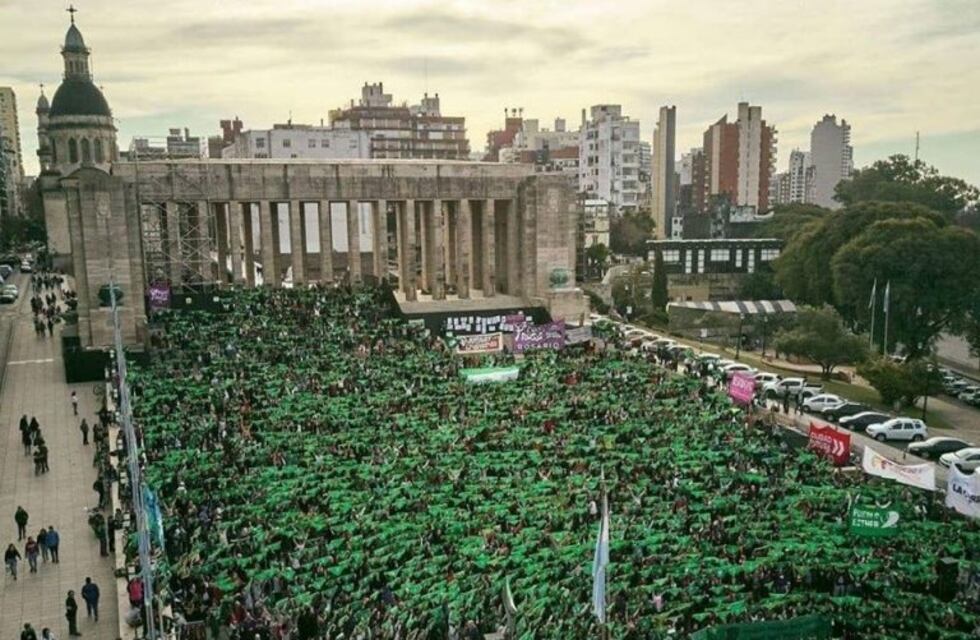Día de acción Verde por el Derecho al Aborto: pañuelazo en San Francisco