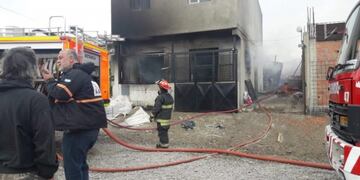 Incendio en barrio San Cayetano\u002E