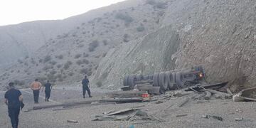 El accidente se produjo en la Ruta 149\u002E