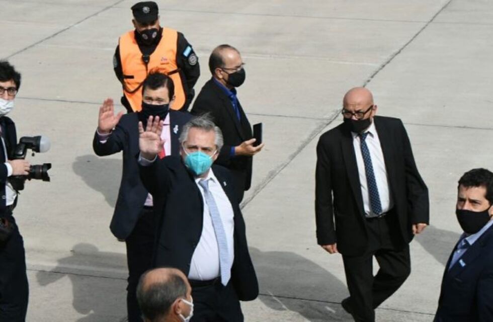 El presidente Alberto Fernández llegó a Santiago del Estero