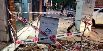 Fuga de gas en calle San Lorenzo\u002E