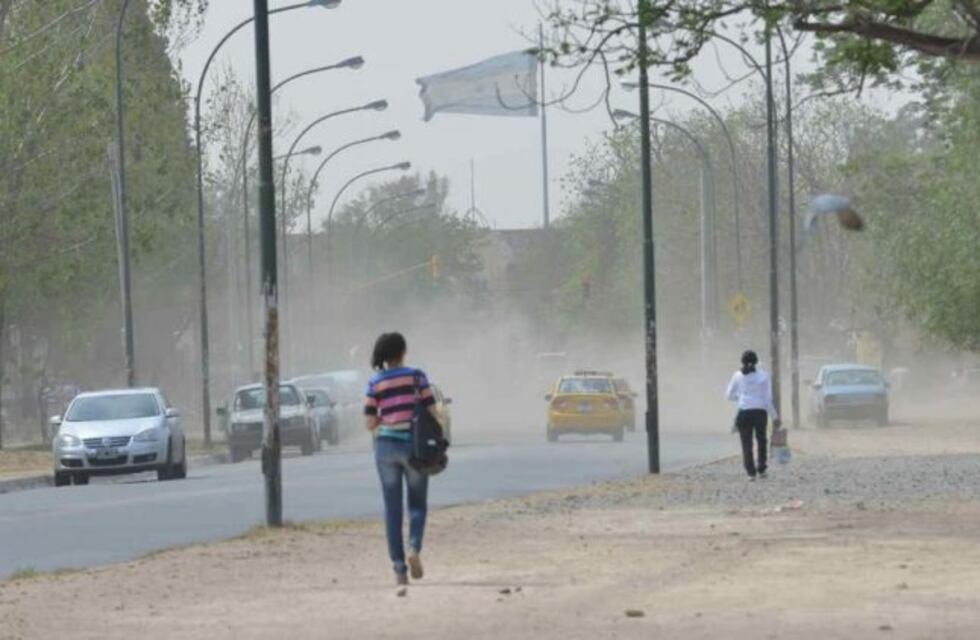 Emiten una alerta por vientos fuertes para Córdoba