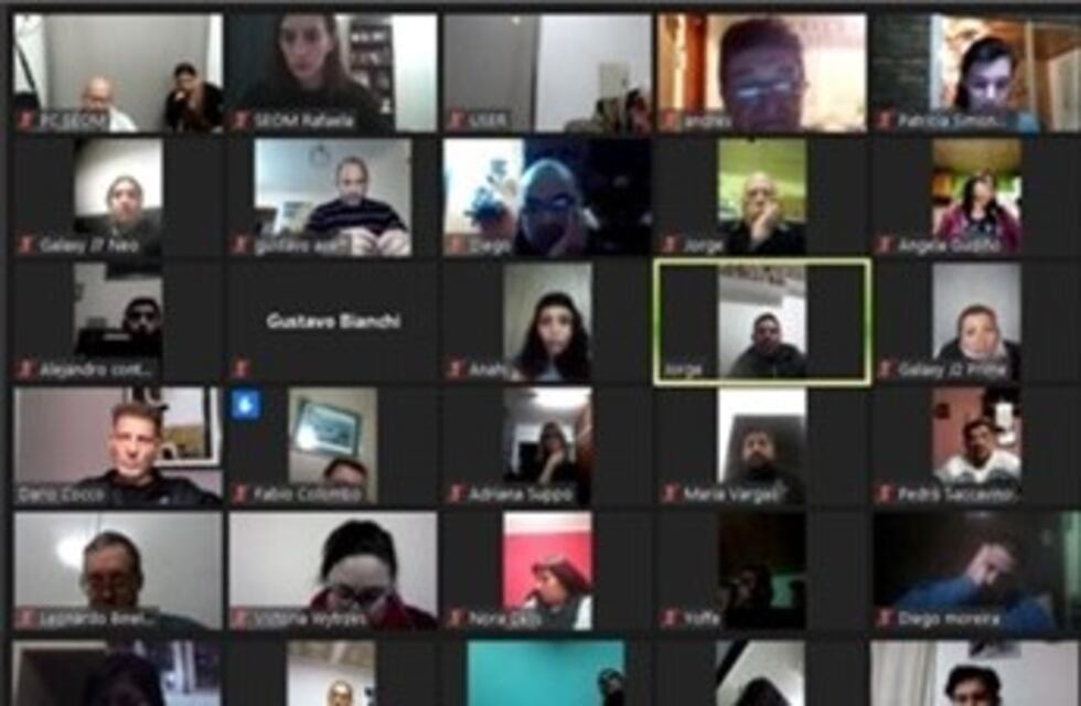 Gran convocatoria virtual en una reunión de delegados del SEOM