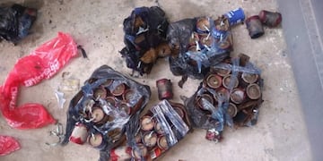 Las cámaras de videovigilancia del nuevo estadio capturaron la imagen de al menos cuatro personas en dos autos (web)\u002E