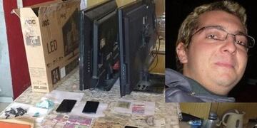 El presunto proveedor de la banda, Luis Ignacio Ginanneschi (27), un empleado de la Municipalidad de Las Heras e hijo de José Luis, concejal y vicepresidente primero del Concejo Deliberante\u002E