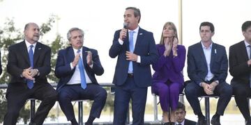 El exconcejal y el jefe de Estado se reunieron por última vez en el acto del 27 de febrero\u002E (Prensa Municipio)