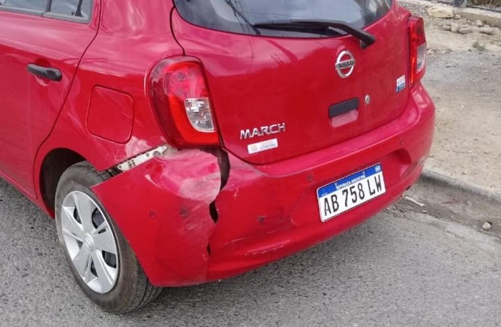 Choque simple sin heridos