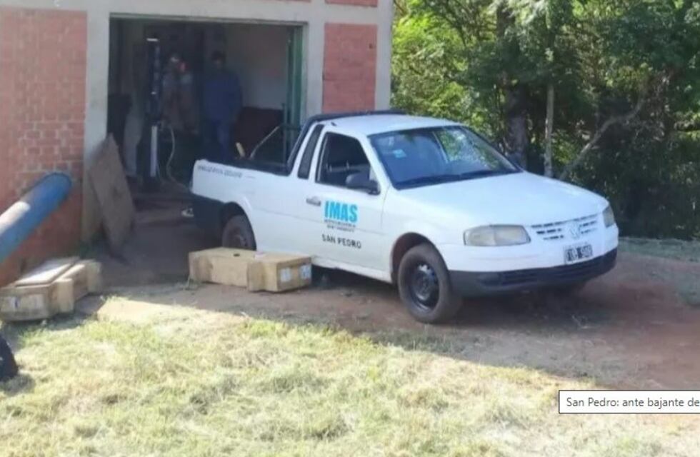 San Pedro: ante bajante del caudal cambian equipamientos de la toma de agua para garantizar el servicio
