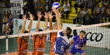 Monteros Vóley no pudo con Gigantes del Sur como local (Foto: Prensa Monteros Vóley)