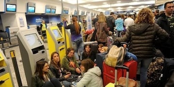 Aeroparque colapsado\u002E