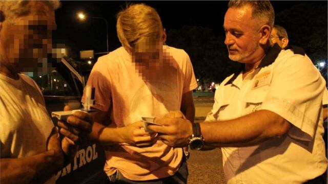 Control de narcolemia durante un operativo de tru00e1nsito en Rosario.