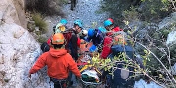 Heroico rescate del montañista rosarino