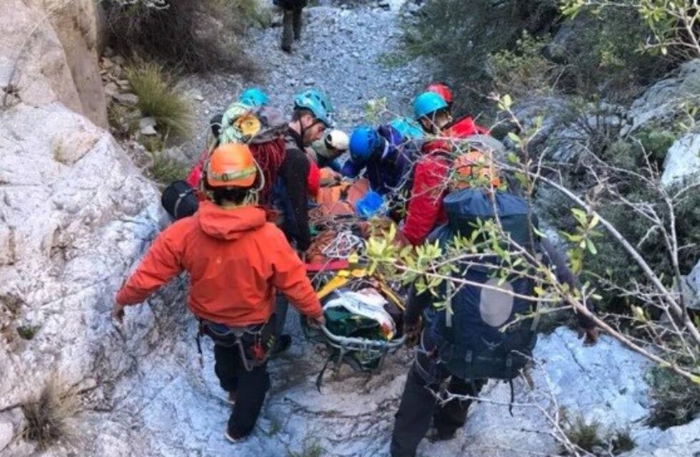 El heroico rescate del montañista rosarino accidentado en un cerro de San Juan