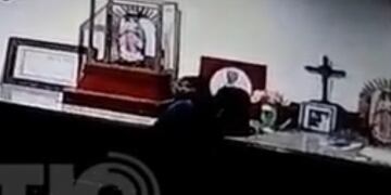 El robo fue registrado por un cámara de seguridad\u002E