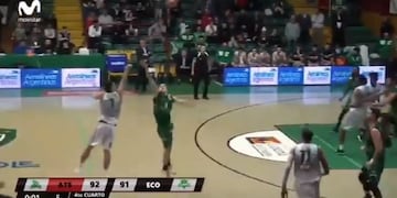 El triple de Vildoza en el último segundo\u002E