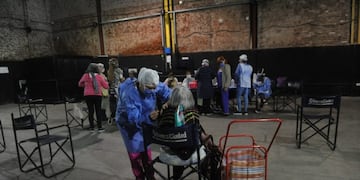 Campaña de vacunación en la Ciudad de Buenos Aires. (Clarín)