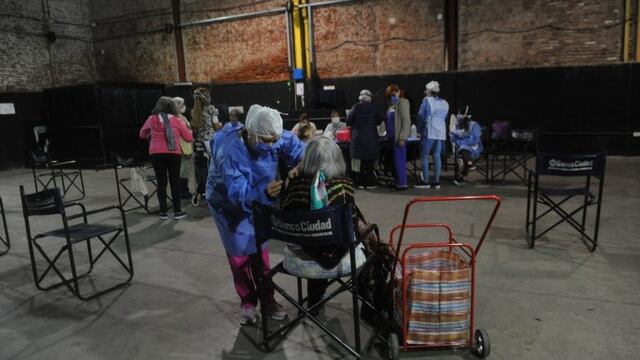 Campaña de vacunación en la Ciudad de Buenos Aires. (Clarín)