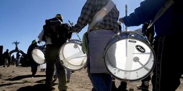 Peregrinos al santuario de Punta Corral, Jujuy