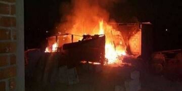 Incendio en La Ciénaga\u002E