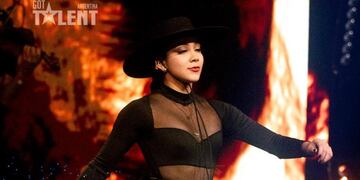 La formoseña Carla Leguizamón brilló con su presentación de malambo en Got Talent.