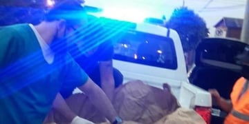 Un motociclista terminó herido luego de atropellar y matar a un perro