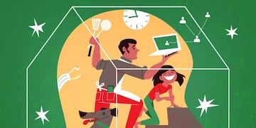 La somnolencia y la dificultad para concentrarnos y “procesar” las tareas pendientes son los síntomas principales de la fatiga mental\u002E / Ilustración: Hugo Horita