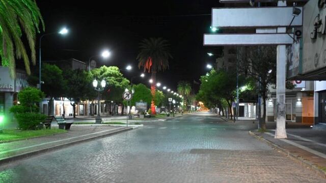 Rafaela de noche y vacía ¿otra vez por el coronavirus?