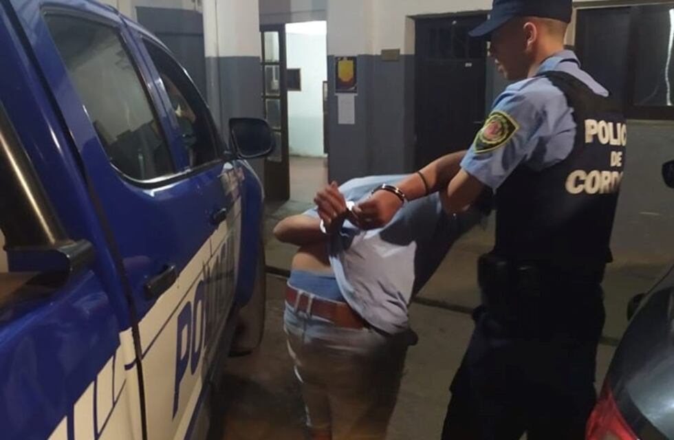 Malagueño: quedó detenido por intentar agredir con una navaja a Policías