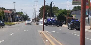 El golpe se registro sobre una de las intersecciones de Avenida San Martín\u002E (@radio2rosario)