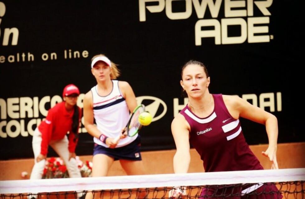 Nadia Podoroska quedó a un paso de llevarse el título de dobles en Colombia