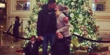 Navidad, Radamel Falcao y familia