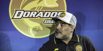Diego Maradona lamentó el asesinato de un futbolista de Dorados\u002E (AFP)