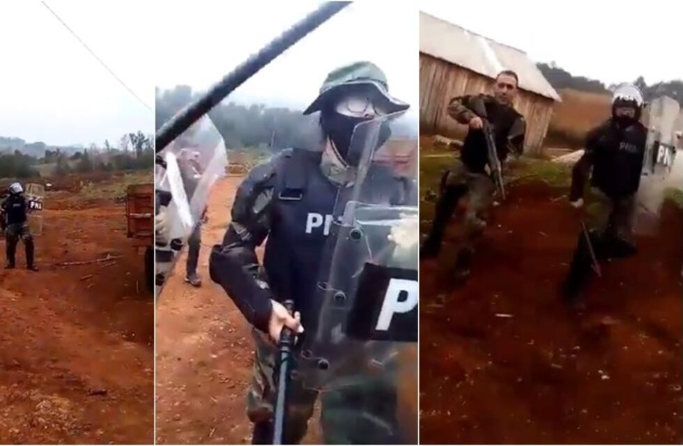 Colonos se enfrentaron a Prefectura durante un operativo por contrabando de soja del Brasil, y luego cortaron la ruta