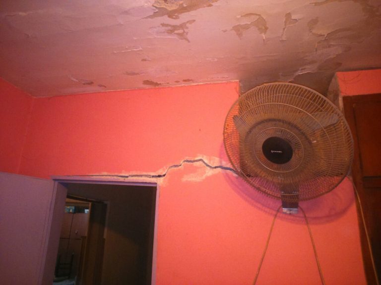 Grieta en pared. Foto ilustrativa.