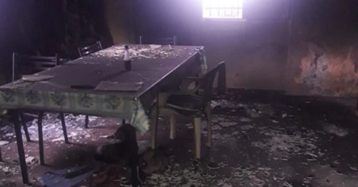 El incendio se produjo esta madrugada en la ciudad de San Lorenzo\u002E (SL24)