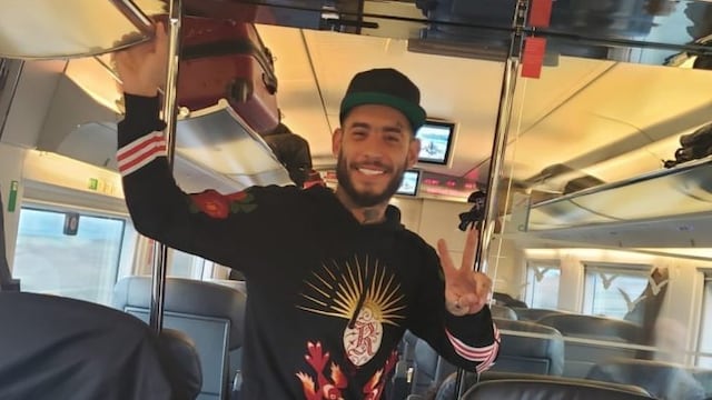 Ulises Bueno llegando a Barcelona, el 4 de diciembre de 2019\u002E