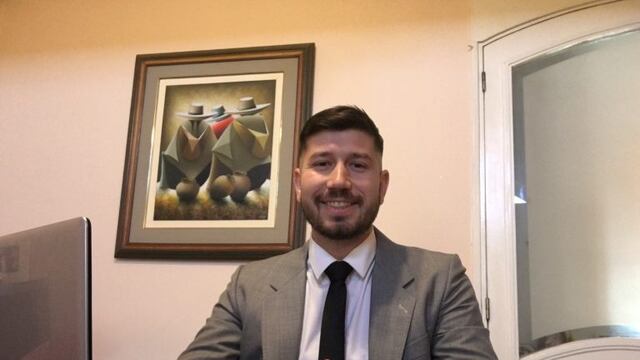 Juan Manuel Núñez, ingeniero en petróleo que se recibió en cuarentena