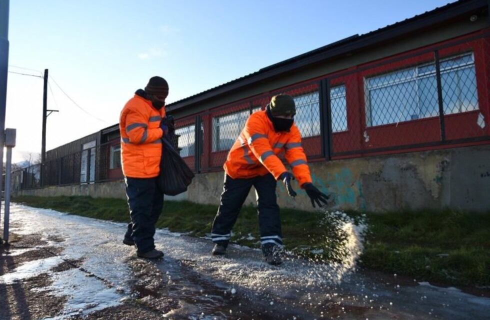 Operativo Invierno 2020: Limpieza de veredas, garitas y escaleras públicas