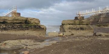 Las escalaras de El Espigón fueron arrancadas y no se podrán refaccionar para el próximo verano