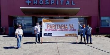 APROSA en defensa de los equipos de salud realizó jornada nacional de lucha