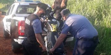 Los ladrones violentaron el candado del garaje donde estaba la moto\u002E