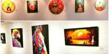 Muestra de arte en el Salón Rizzuto de Villa Carlos Paz\u002E