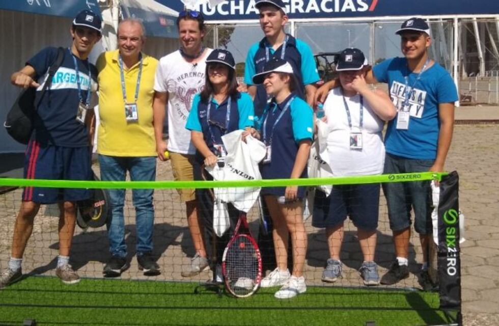 David Nalbandian jugó un mini tenis en el Córdoba Open