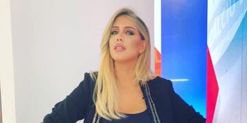 Wanda Nara encandiló a sus seguidores luciendo un sugestivo corpiño de los Rolling Stones (Foto: Instagram/@wanda_icardi)