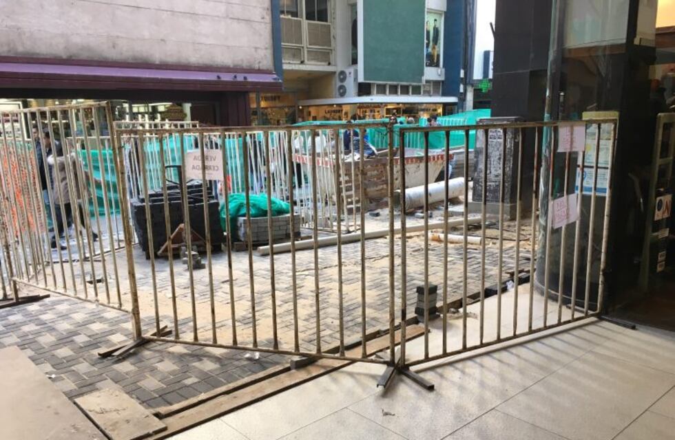 En diez días finaliza la remodelación de calle Sarmiento entre Córdoba y Rioja